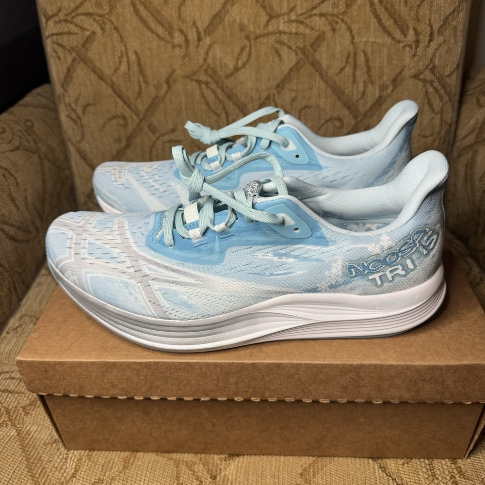 ASICS‎ Noosa Tri 15 Gym Running Shoes Womens Size 12 Sea Blue NEW 1012B644-400